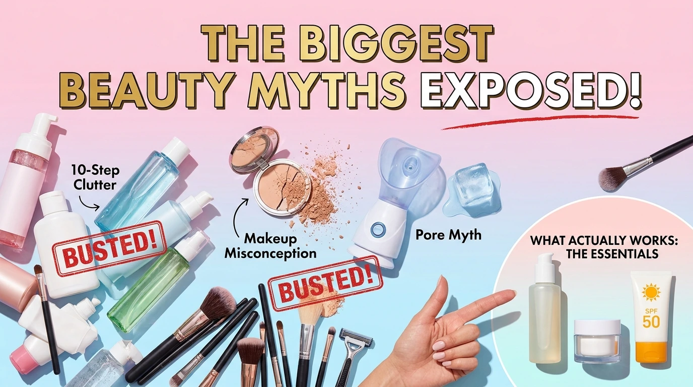 The 5 Biggest Beauty Myths You’ve Been Told (And What Actually Works)