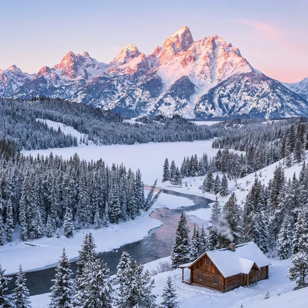 Snow-covered landscape showing Farsi English words with funny meanings abroad