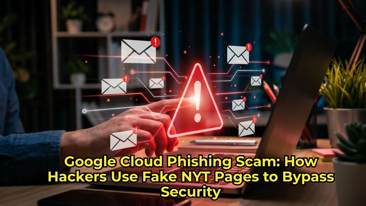 Google Cloud Phishing Scam: How Hackers Use Fake NYT Pages to Bypass Security