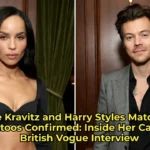 Zoe Kravitz and Harry Styles Matching Tattoos Confirmed: Inside Her Candid British Vogue Interview