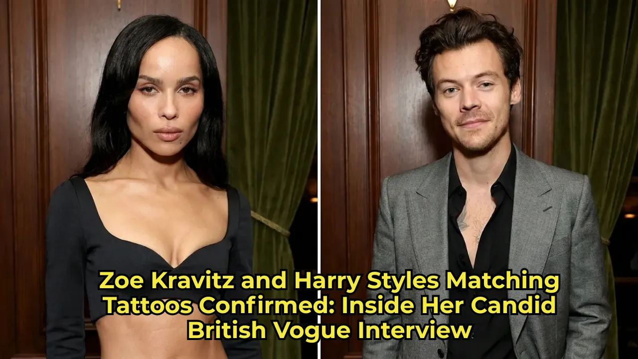 Zoe Kravitz and Harry Styles Matching Tattoos Confirmed: Inside Her Candid British Vogue Interview