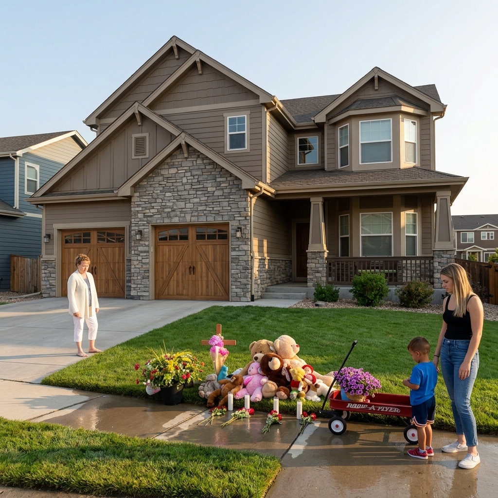A quiet suburban street in Frederick Colorado symbolizing the tragedy behind the Chris Watts secret mistress revelations