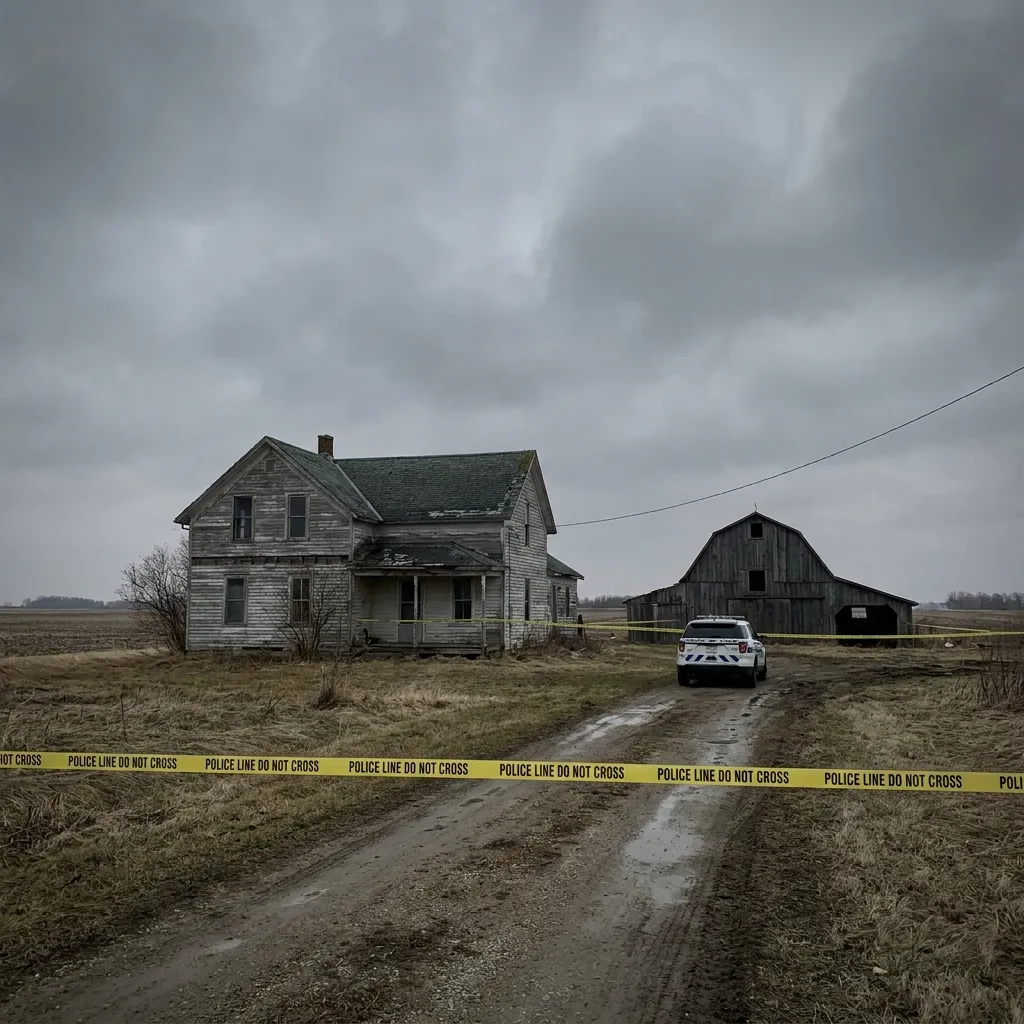 Police tape surrounds the rural property at the center of the Ohio house of horrors Siders family investigation.