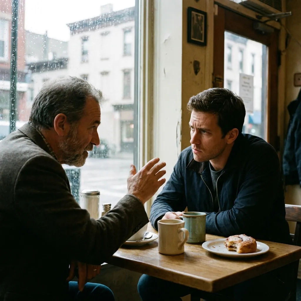 : Men discussing their feelings and breaking the stigma around male mental health