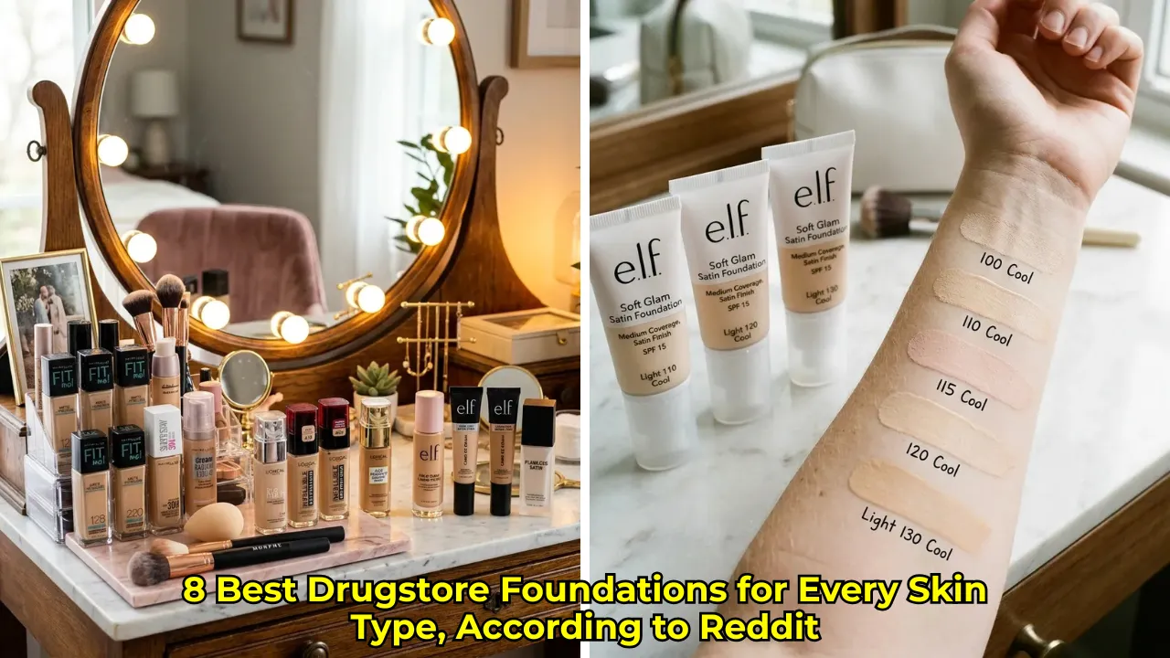 8 Best Drugstore Foundations for Every Skin Type, According to Reddit