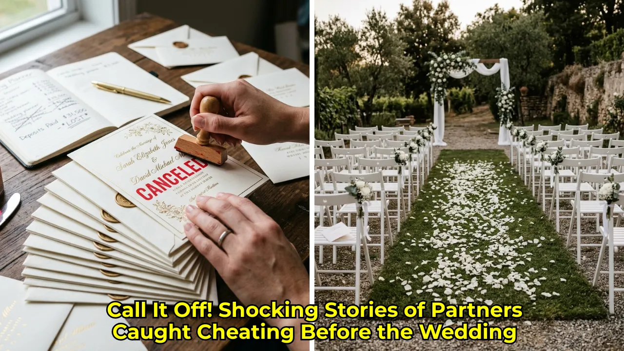 Call It Off! Shocking Stories of Partners Caught Cheating Before the Wedding