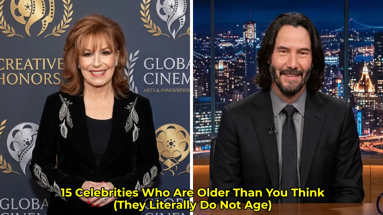 15 Celebrities Who Are Older Than You Think (They Literally Do Not Age)