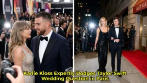 Karlie Kloss Expertly Dodges Taylor Swift Wedding Question in Paris