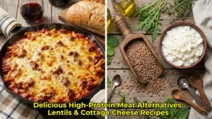 Delicious High-Protein Meat Alternatives: Lentils & Cottage Cheese Recipes