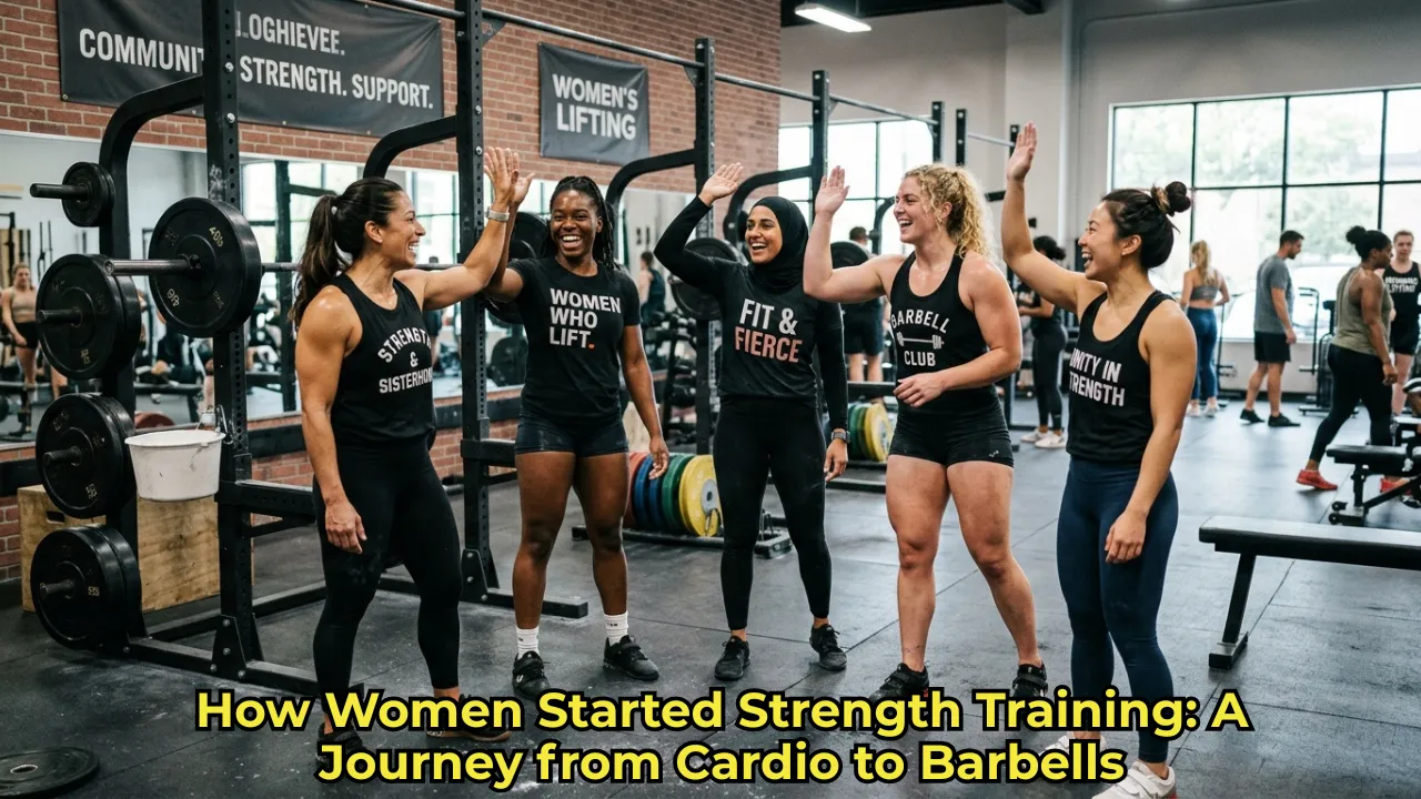 How Women Started Strength Training: A Journey from Cardio to Barbells