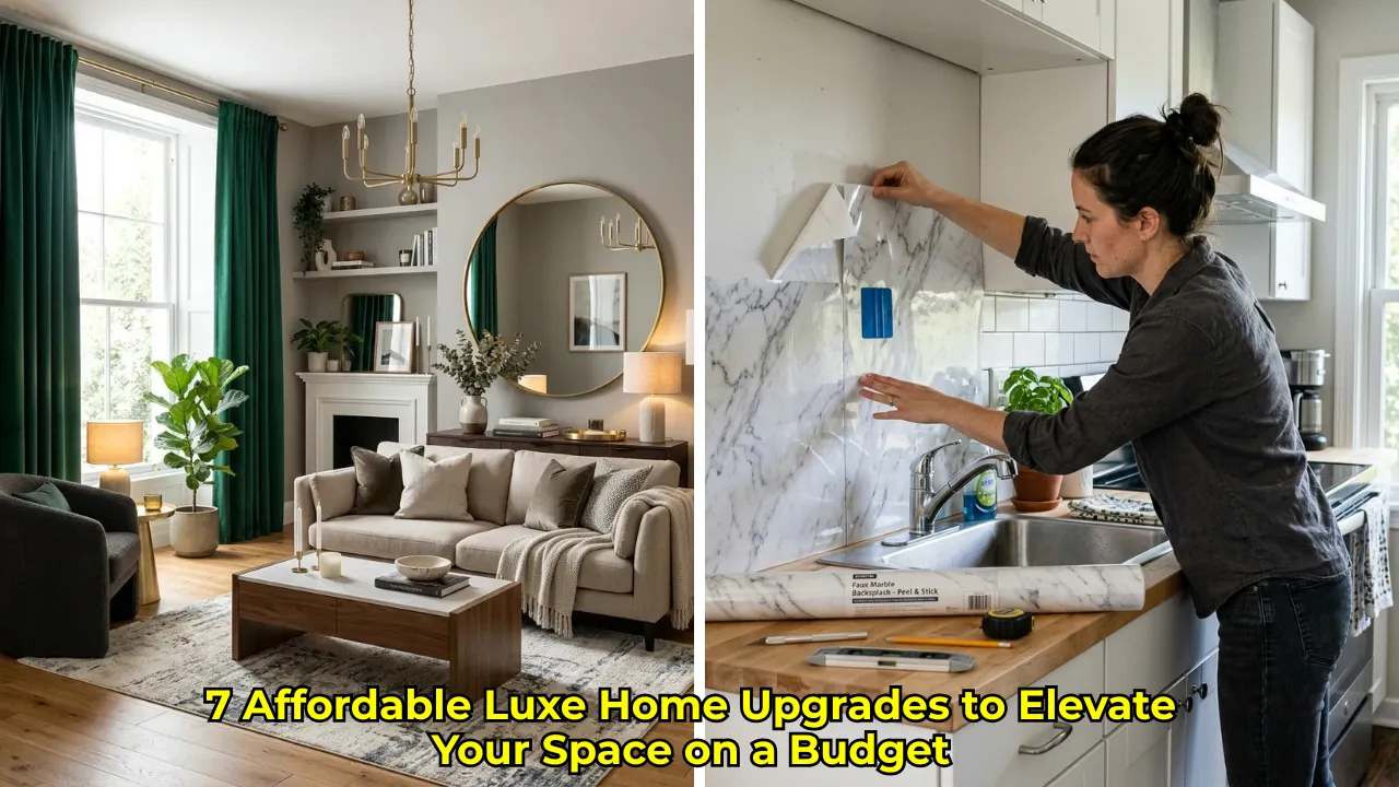 7 Affordable Luxe Home Upgrades to Elevate Your Space on a Budget