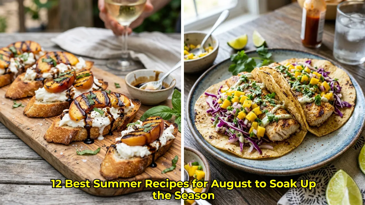 12 Best Summer Recipes for August to Soak Up the Season
