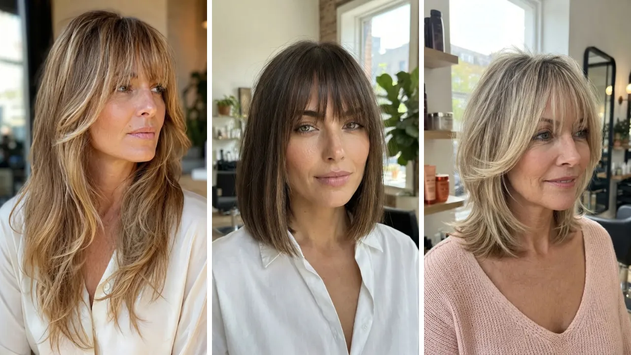 15 Trendy Hairstyles With Choppy Bangs That Make Your Haircut Look 10x Cooler