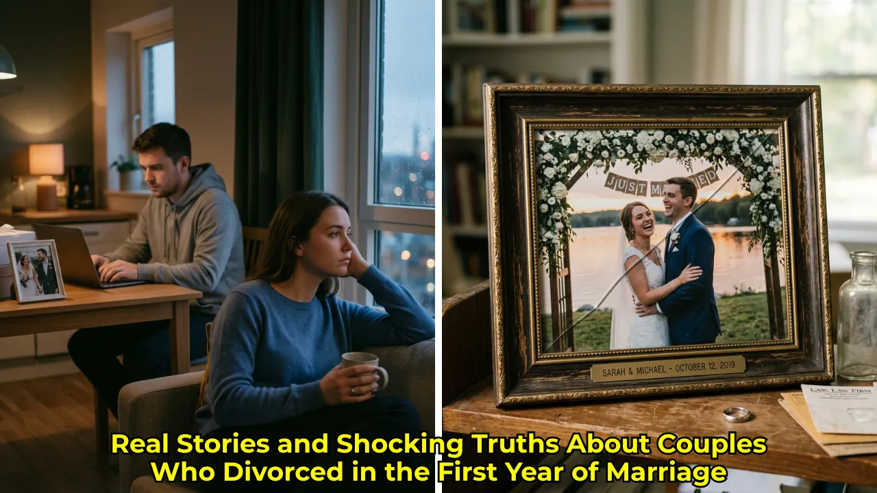 Real Stories and Shocking Truths About Couples Who Divorced in the First Year of Marriage
