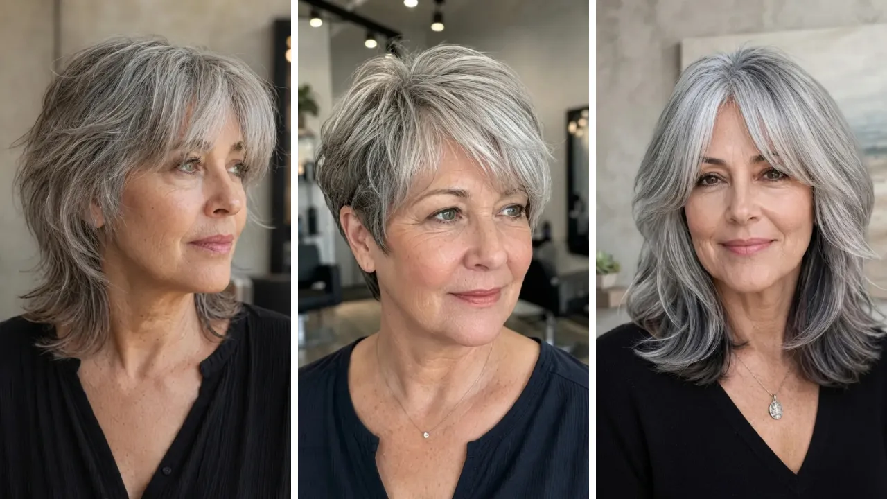 15 Gray Hair with Lowlights Ideas for Women Over 50 That Make Silver Look Seriously Expensive