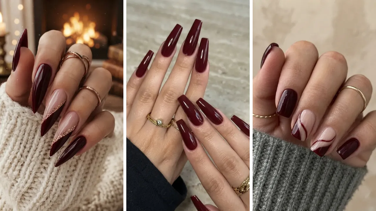 15 Burgundy Nail Designs You’ll Want Saved Before Your Next Appointment